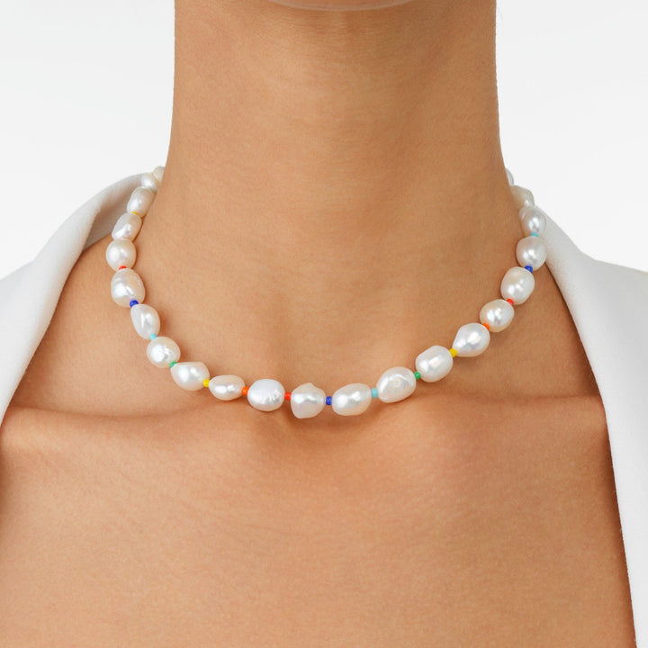  Pearl Bead Necklace - Adina Eden's Jewels