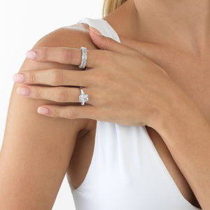  CZ Rectangle Ring - Adina Eden's Jewels