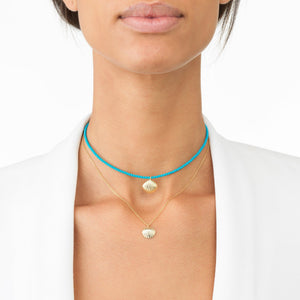  Turquoise Shell Choker - Adina Eden's Jewels