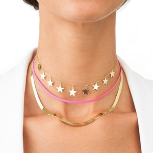  Hanging Stars Choker - Adina Eden's Jewels