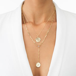  Vintage Coin Lariat - Adina Eden's Jewels