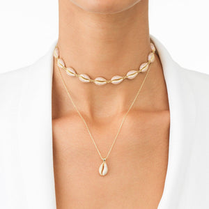  Pavé Shell Choker - Adina Eden's Jewels