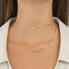  Box Link Necklace 14K - Adina Eden's Jewels