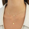  Triangle Necklace 14K - Adina Eden's Jewels