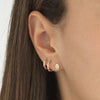  Diamond Hamsa Stud Earring 14K - Adina Eden's Jewels