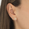  CZ Mini Huggie Earring 14K - Adina Eden's Jewels