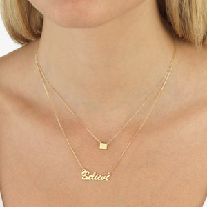  Assorted Phrase Necklace 14K - Adina Eden's Jewels