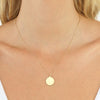  Coin Necklace 14K - Adina Eden's Jewels