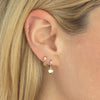  Mini Heart Huggie Earring 14K - Adina Eden's Jewels