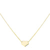 14K Gold Mini Heart Necklace 14K - Adina Eden's Jewels