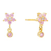 Light Pink Pastel Flower Stud Earring - Adina Eden's Jewels