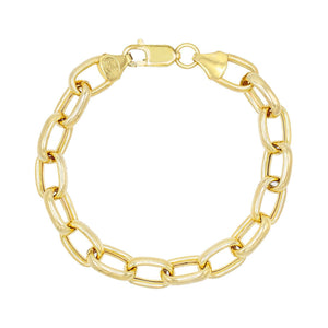Gold Chunky Link Bracelet - Adina Eden's Jewels
