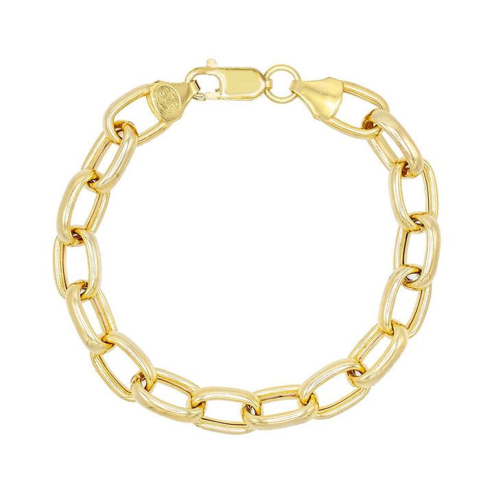 Gold Chunky Link Bracelet - Adina Eden's Jewels