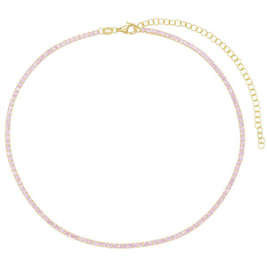  Pastel Tennis Choker - Adina Eden's Jewels