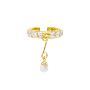 Opal Opal Dangle Ear Cuff - Adina Eden's Jewels