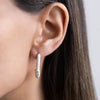  Safety Pin Enamel Earring - Adina Eden's Jewels