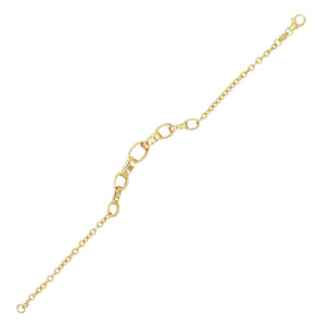  Hard Link Bracelet 14K - Adina Eden's Jewels