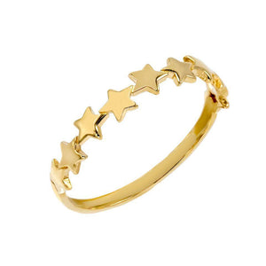 14K Gold / 6 Stars Ring 14K - Adina Eden's Jewels