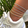  Thin Tennis Anklet - Adina Eden's Jewels