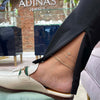  Diamond Clasp Cuban Chain Anklet 14K - Adina Eden's Jewels