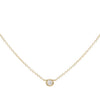  Diamond Solitaire Necklace 14K - Adina Eden's Jewels