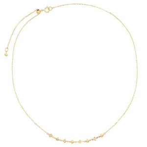  Diamond Cut Choker 14K - Adina Eden's Jewels