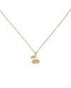 Gold Cherry Pendant Necklace - Adina Eden's Jewels