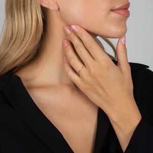  Solid Chain Ring 14K - Adina Eden's Jewels