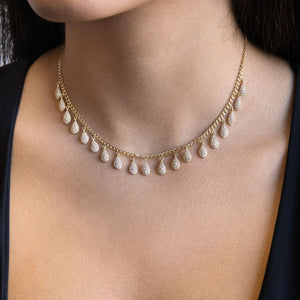  Tear Drops Necklace - Adina Eden's Jewels