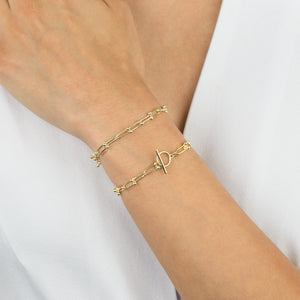  U Chain Toggle Bracelet - Adina Eden's Jewels