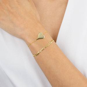  Super Flat Figaro Bracelet - Adina Eden's Jewels