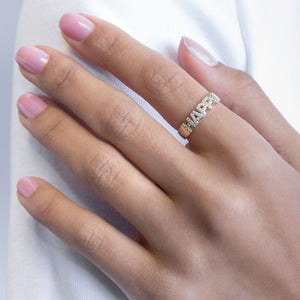  Pavé Happy Ring - Adina Eden's Jewels