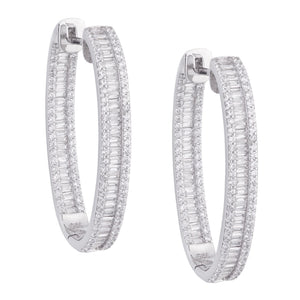 Silver Hoops - Adina Eden's Jewels