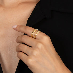  Thin Figaro Ring - Adina Eden's Jewels