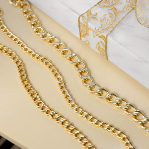  Hollow Chunky Link Necklace - Adina Eden's Jewels