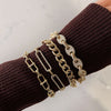  Full Pavé Mariner Chain Bracelet - Adina Eden's Jewels