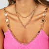  Multi Link Toggle Necklace 14K - Adina Eden's Jewels