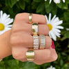  Wide Rounded Band 14K - Adina Eden's Jewels