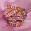  Sapphire Pink Eternity Band - Adina Eden's Jewels