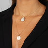  Coin and Pearl Necklace Combo Set - Adina Eden's Jewels