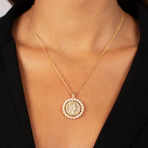  Pearl Coin Necklace - Adina Eden's Jewels