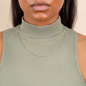  Snake X Singapore Chain Necklace Combo Set - Adina Eden's Jewels