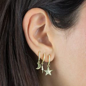  CZ Celestial Earring Combo Set - Adina Eden's Jewels