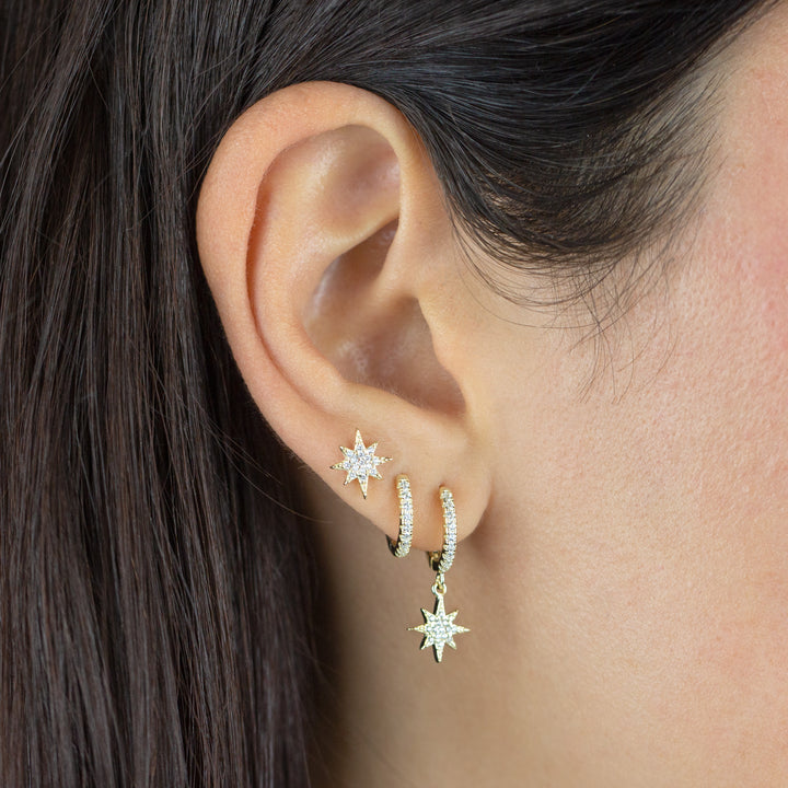  Pavé Starburst Earring Combo Set - Adina Eden's Jewels