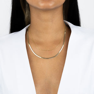 Vintage Chain Necklace Combo Set 14K - Adina Eden's Jewels