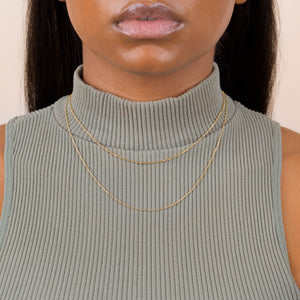  Rolo Chain Necklace Combo Set - Adina Eden's Jewels