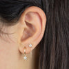  CZ Star Earring Combo Set 14K - Adina Eden's Jewels