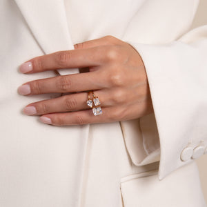  Multishape Open Stone Ring - Adina Eden's Jewels