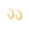 Gold Celestial Arch Hoop Earrings - Adina Eden's Jewels