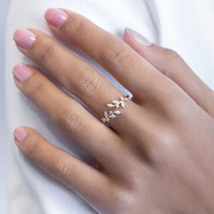  Diamond Shape CZ Ring - Adina Eden's Jewels